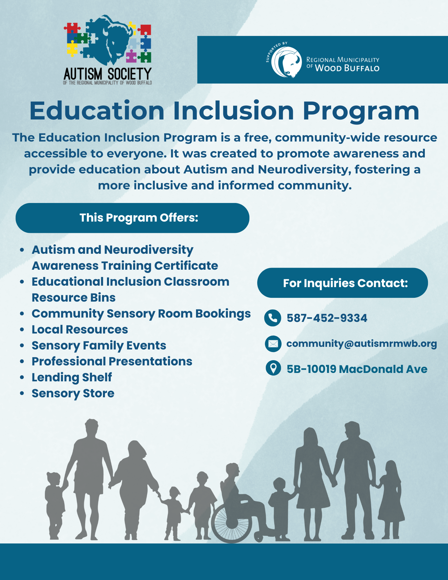 Education Inclusion Program – Autism RMWB